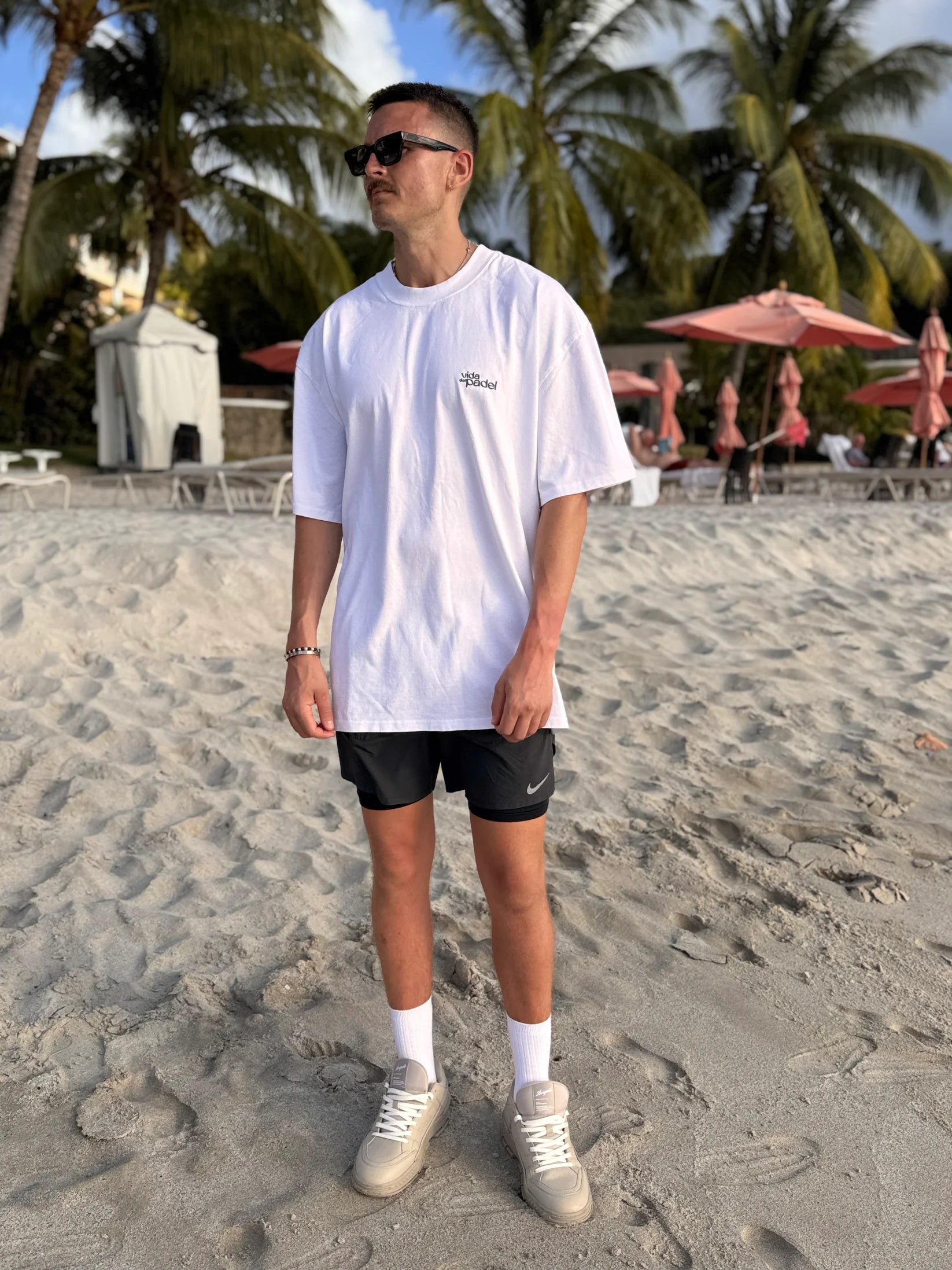 Vida Del Padel T-Shirt - Vintage White