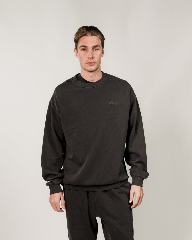 Vida del Padel  - Crew Neck - Charcoal