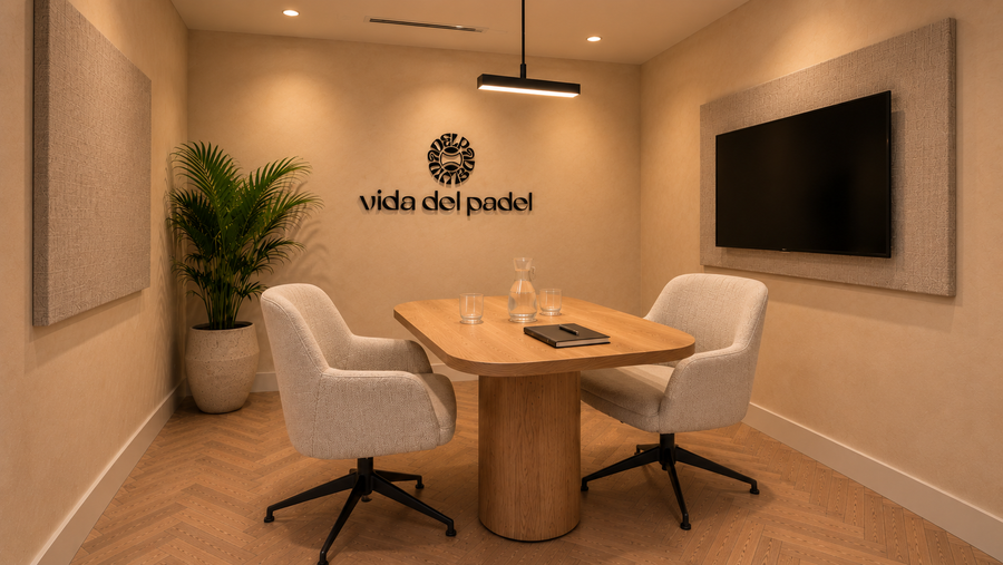 Brisa meeting room for 2 people at Vida Del Padel Wakefield